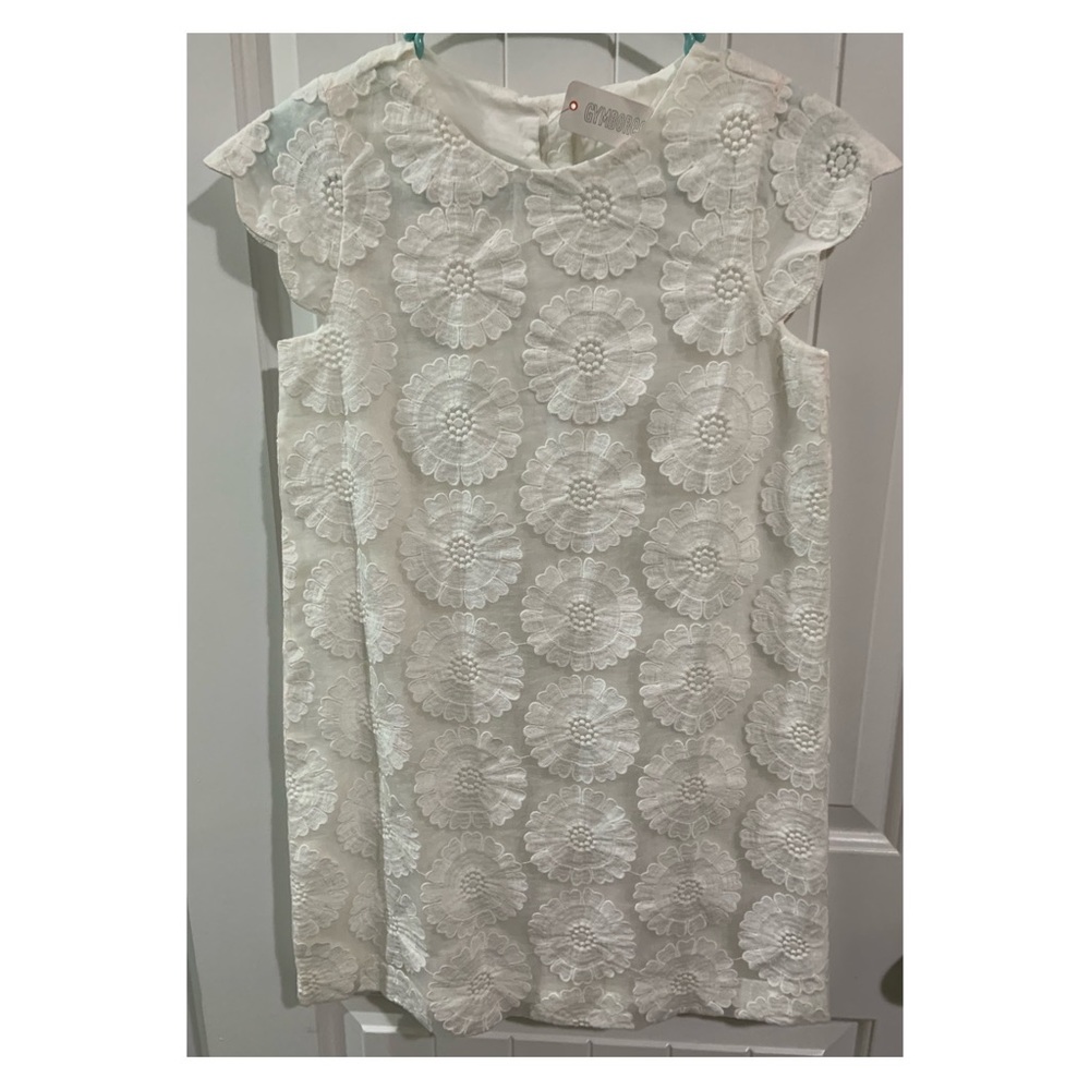 NWT White Lace Dress Girls size 10/12